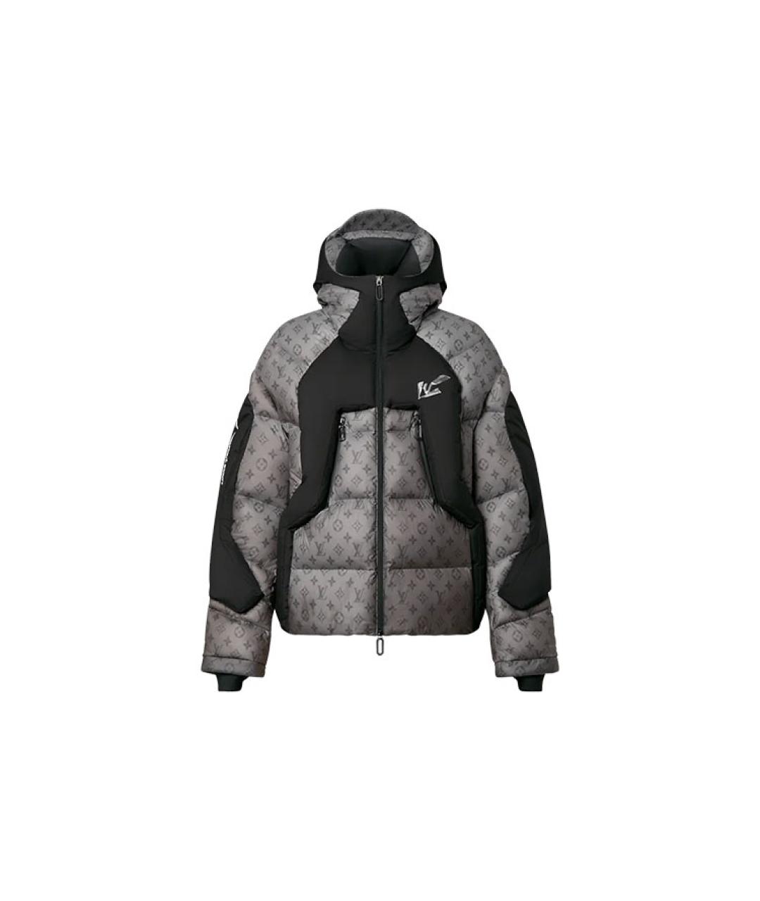 LOUIS VUITTON Серый пуховик, фото 7