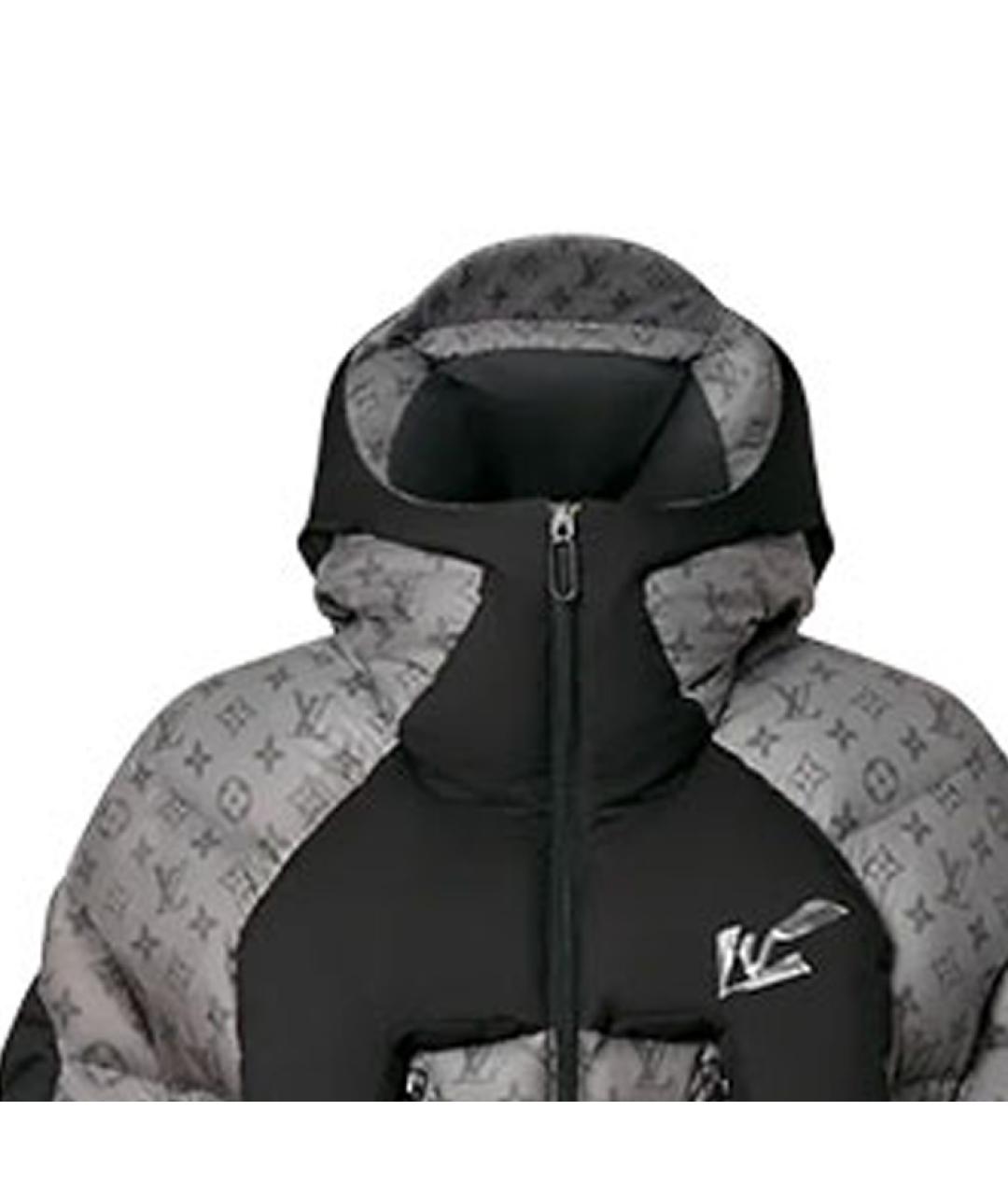 LOUIS VUITTON Серый пуховик, фото 5