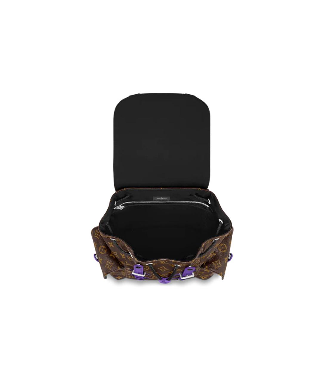 LOUIS VUITTON Коричневый рюкзак, фото 4