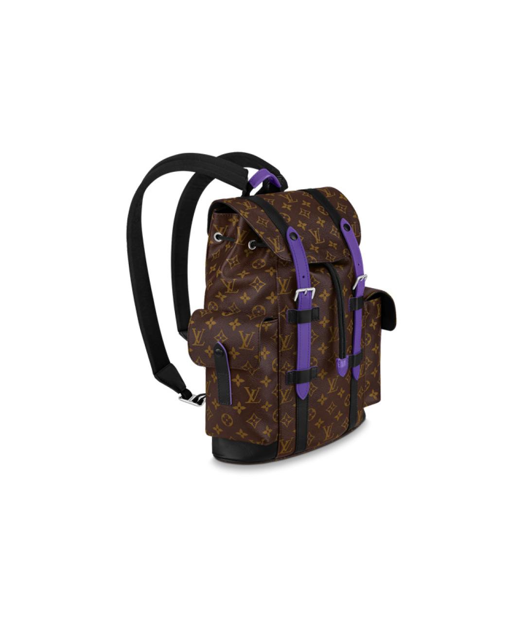 LOUIS VUITTON Коричневый рюкзак, фото 2