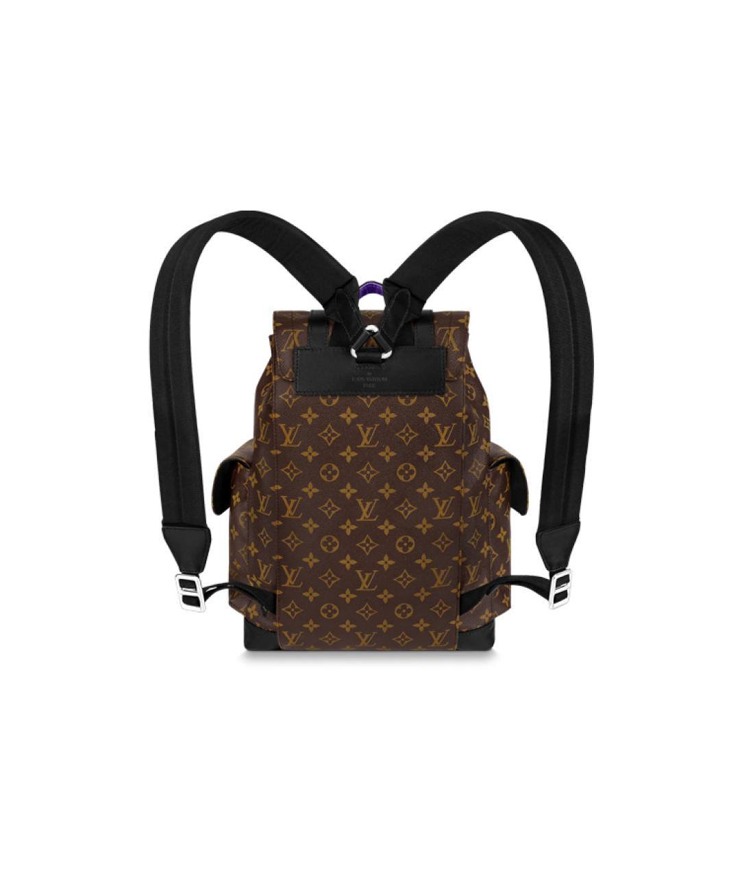 LOUIS VUITTON Коричневый рюкзак, фото 3