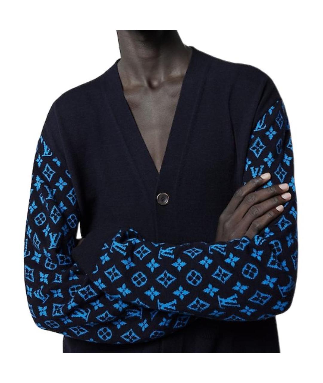 LOUIS VUITTON Черный кардиган, фото 5