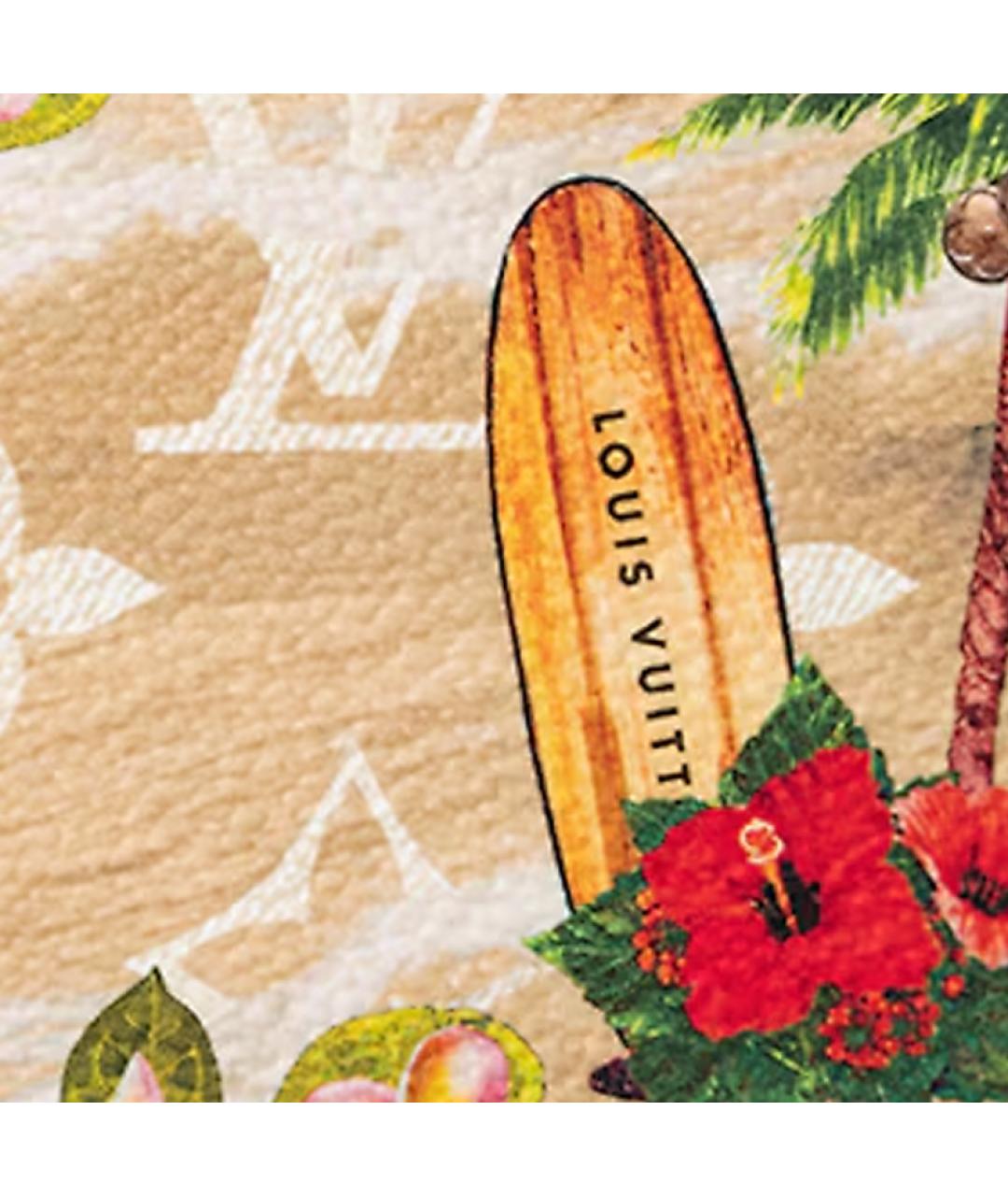 LOUIS VUITTON Желтый кожаный кошелек, фото 4