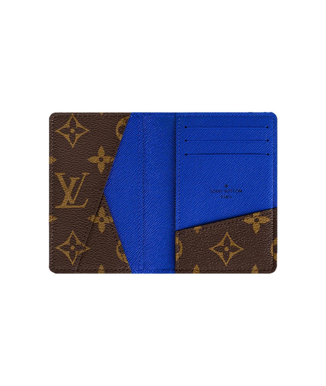 LOUIS VUITTON Коричневый кошелек, фото 3