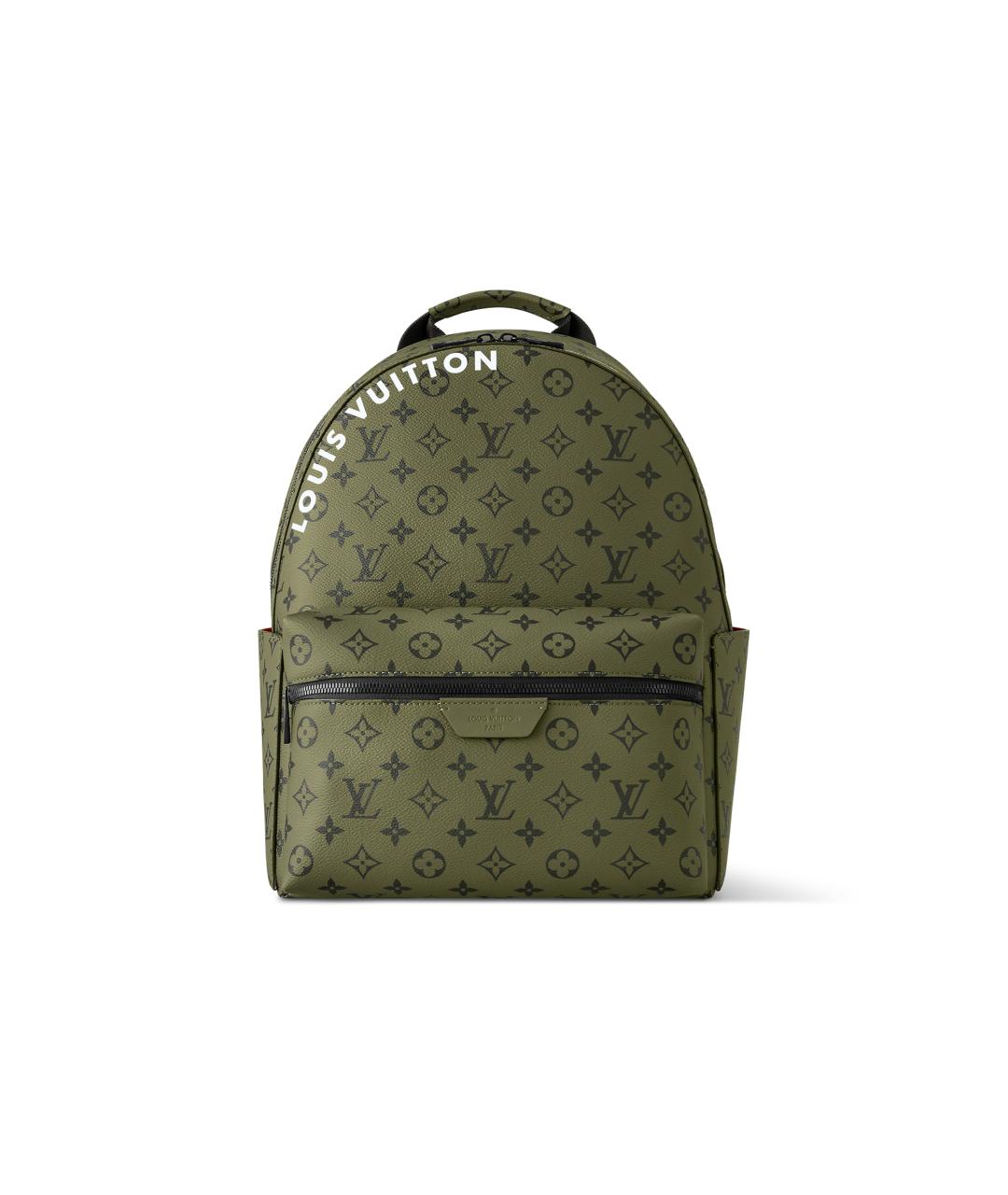 LOUIS VUITTON Хаки кожаный рюкзак, фото 1