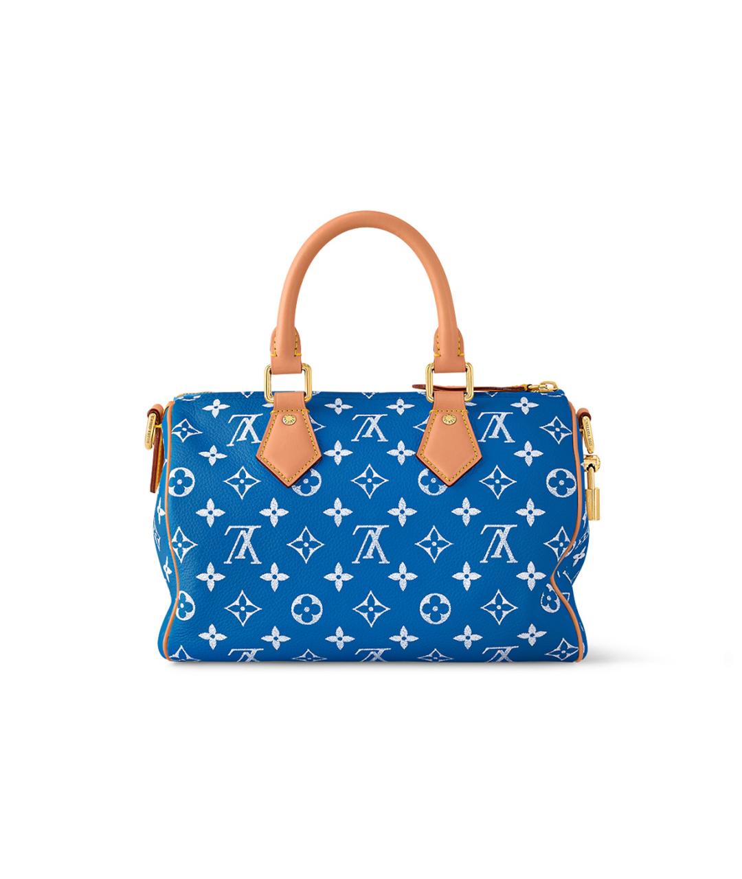 LOUIS VUITTON Синяя кожаная сумка на плечо, фото 3