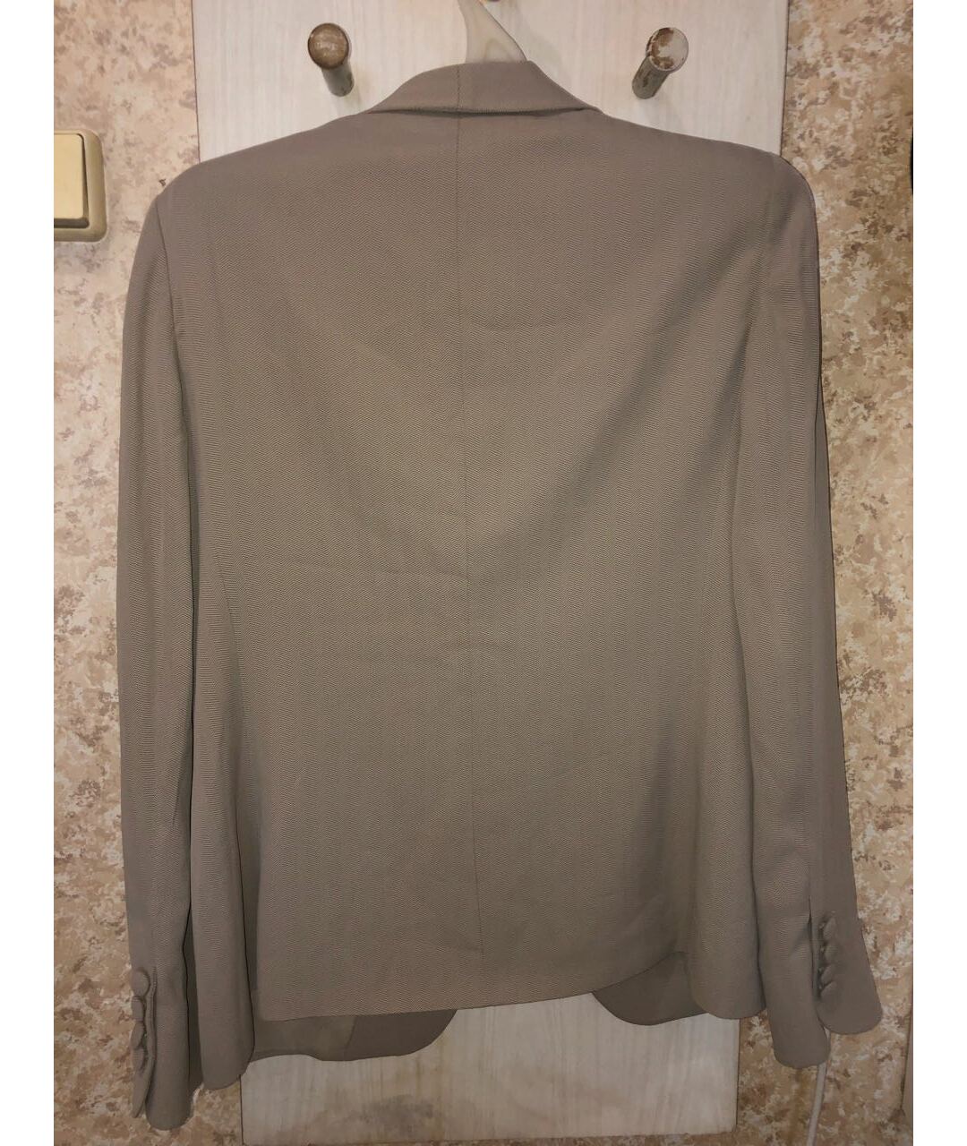ARMANI COLLEZIONI Серый полиэстеровый пиджак, фото 2