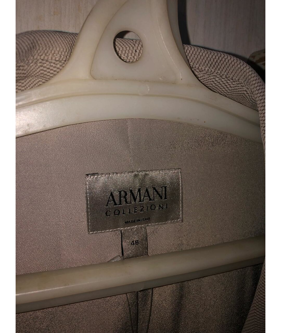 ARMANI COLLEZIONI Серый полиэстеровый пиджак, фото 3