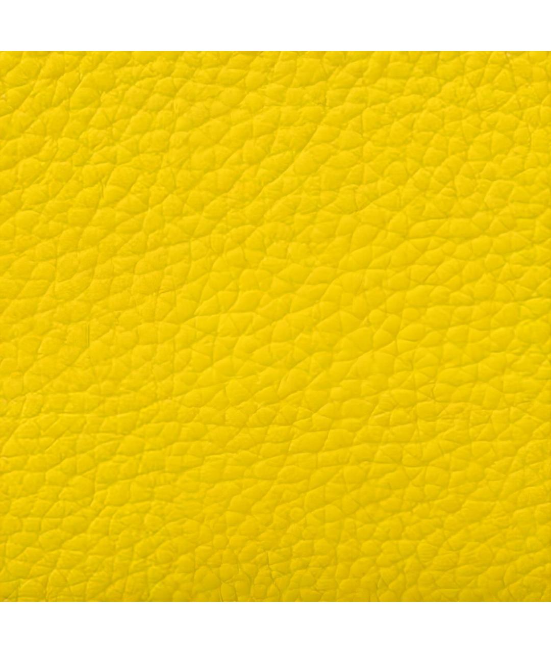 LOUIS VUITTON Желтый кожаный кошелек, фото 5