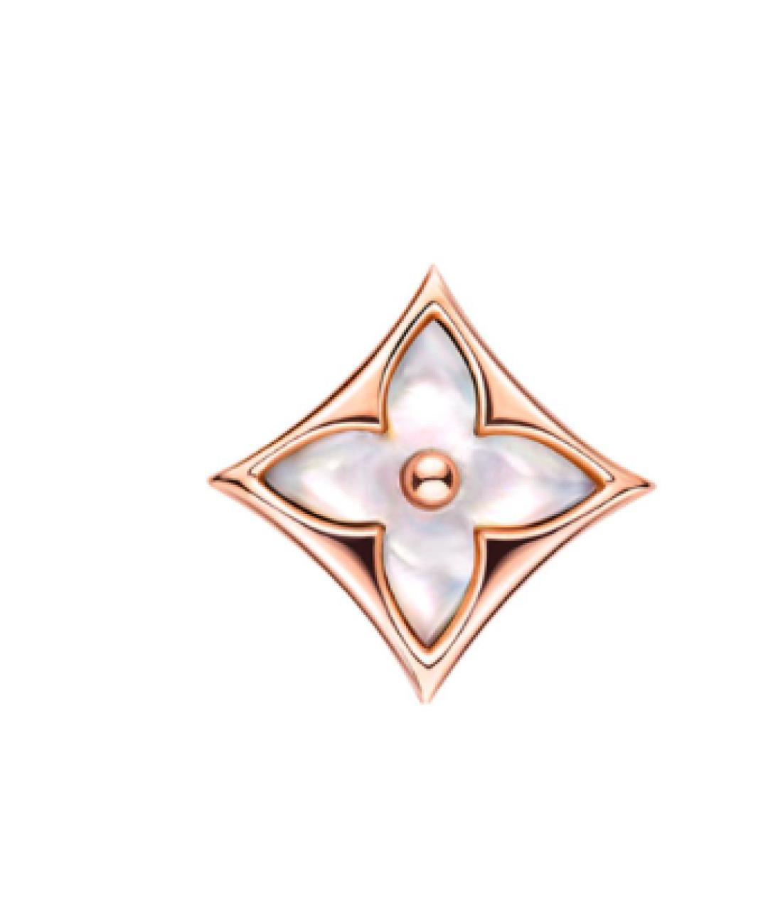 LOUIS VUITTON Розовые серьги из розового золота, фото 2