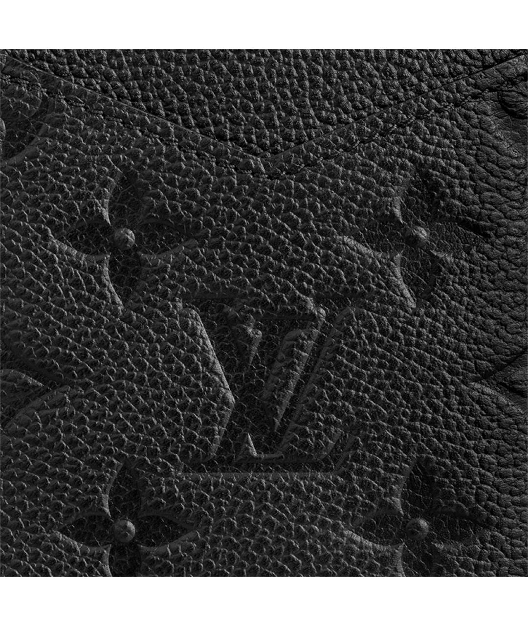 LOUIS VUITTON Черный кожаный кардхолдер, фото 5