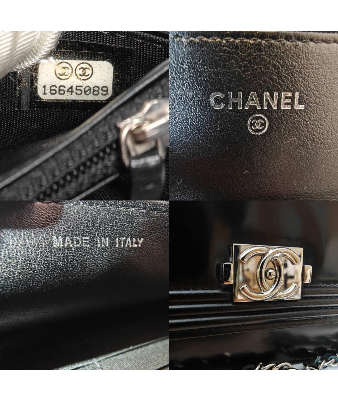 CHANEL Черная сумка с короткими ручками, фото 4