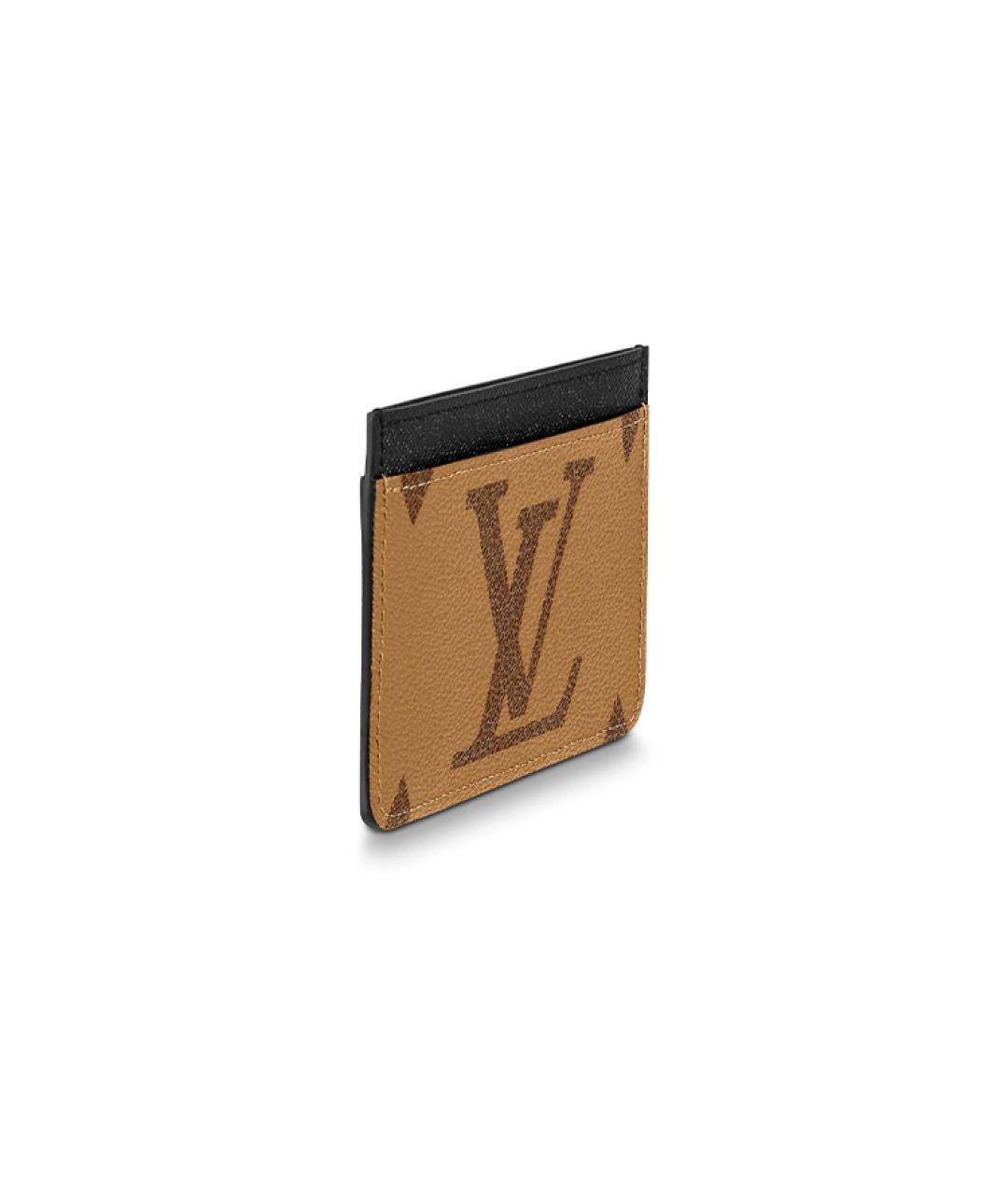 LOUIS VUITTON Коричневый кардхолдер, фото 2