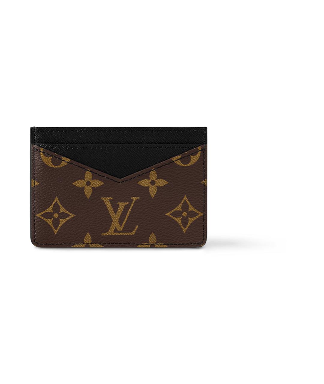 LOUIS VUITTON Коричневый кардхолдер, фото 1