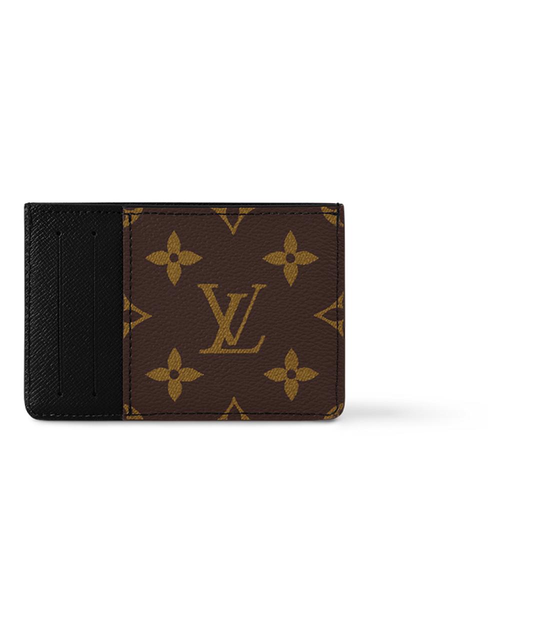 LOUIS VUITTON Коричневый кардхолдер, фото 3