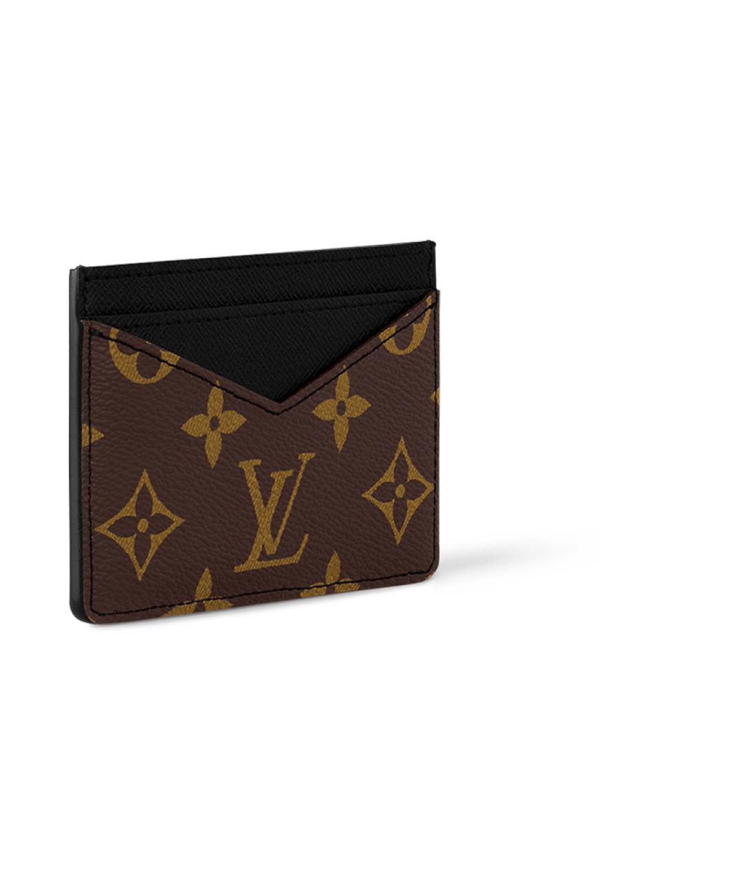 LOUIS VUITTON Коричневый кардхолдер, фото 2