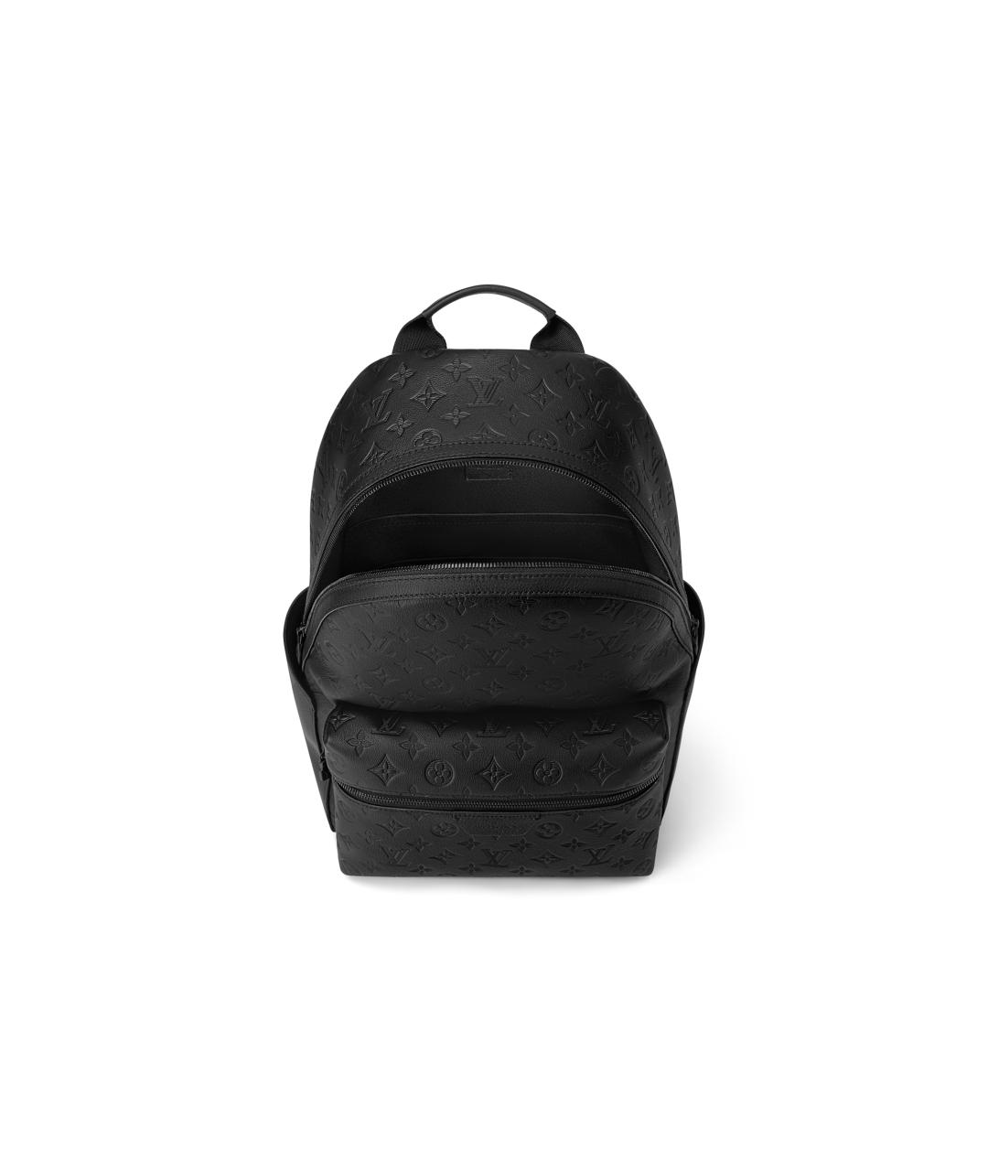 LOUIS VUITTON Черный кожаный рюкзак, фото 4