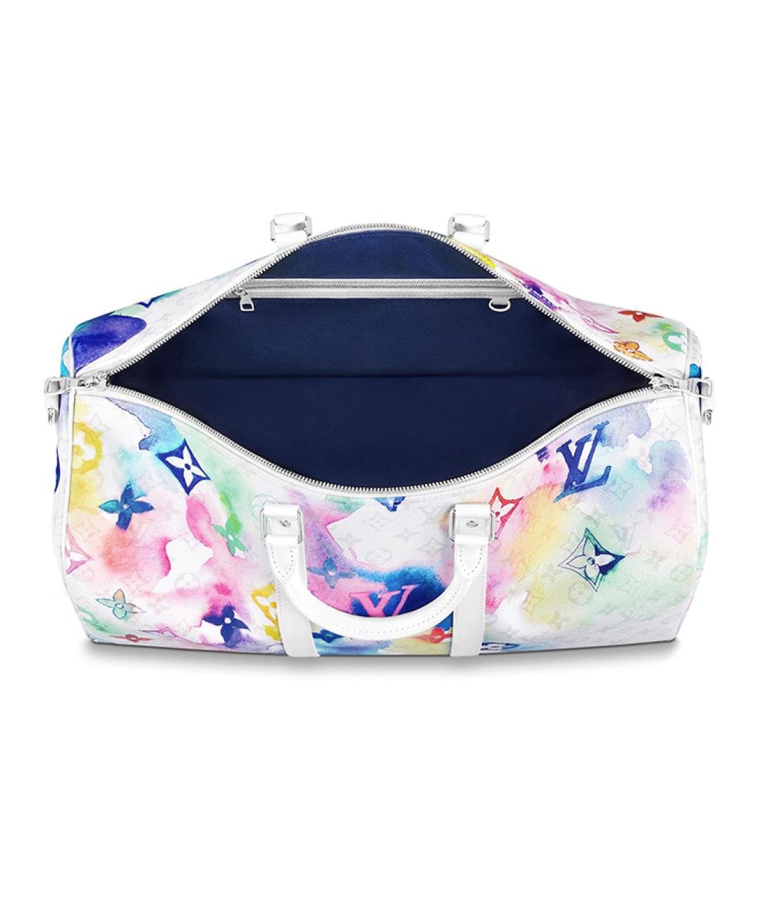 LOUIS VUITTON Белая кожаная сумка на плечо, фото 3