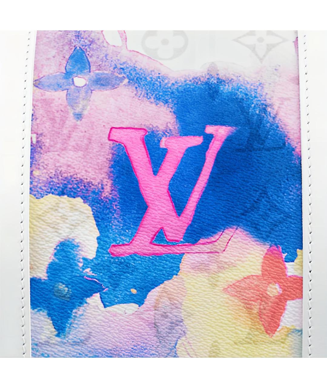 LOUIS VUITTON Белая кожаная сумка на плечо, фото 4