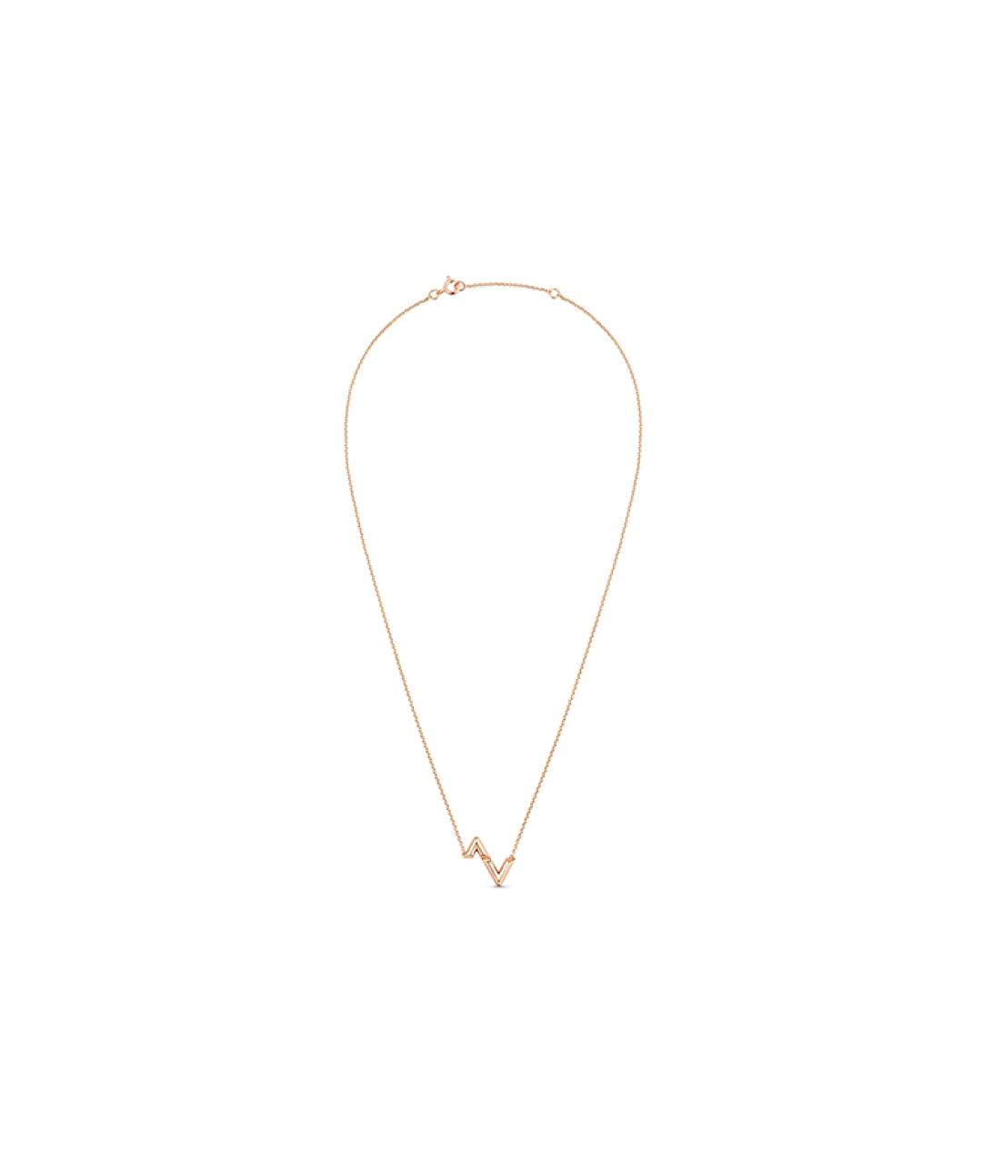 LOUIS VUITTON Розовая цепочка из розового золота, фото 2