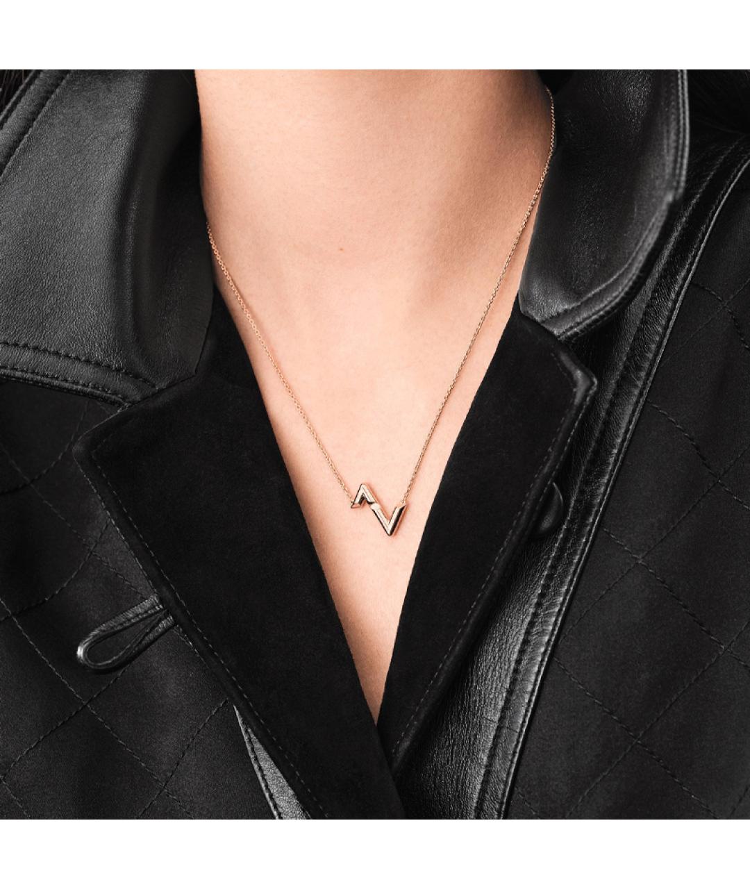 LOUIS VUITTON Розовая цепочка из розового золота, фото 3