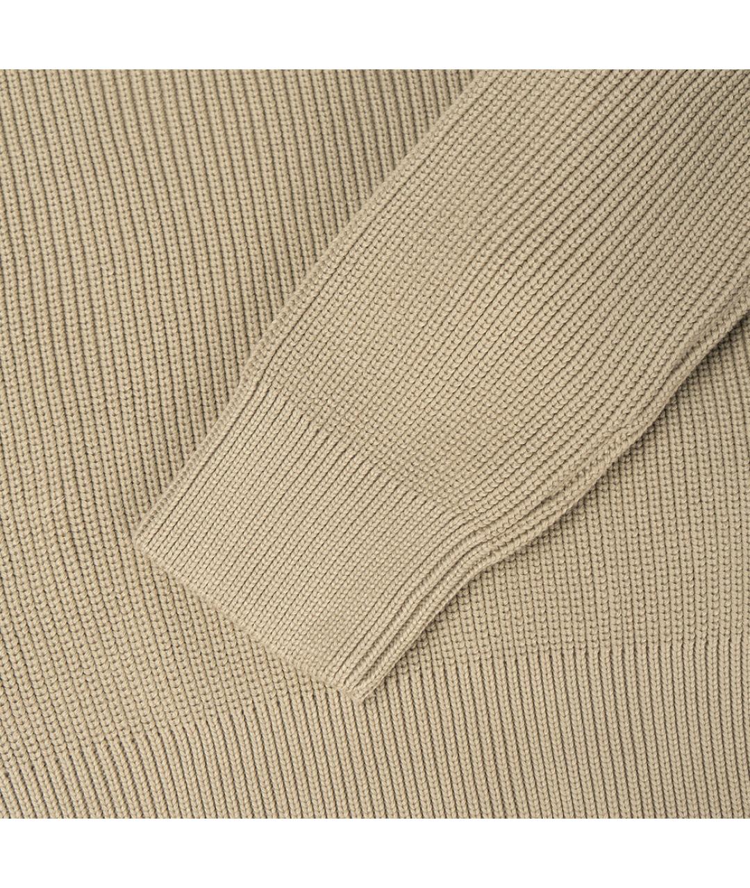 LOUIS VUITTON Бежевый шерстяной джемпер / свитер, фото 7