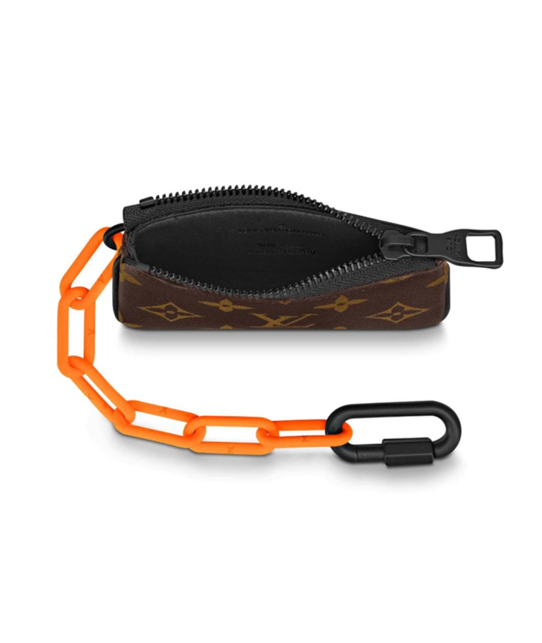 LOUIS VUITTON Коричневая ключница, фото 4