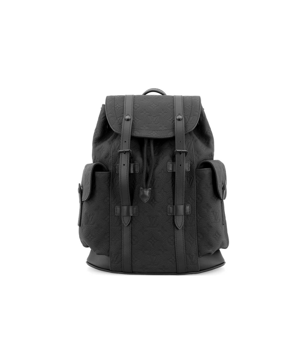 LOUIS VUITTON Черный тканевый рюкзак, фото 2