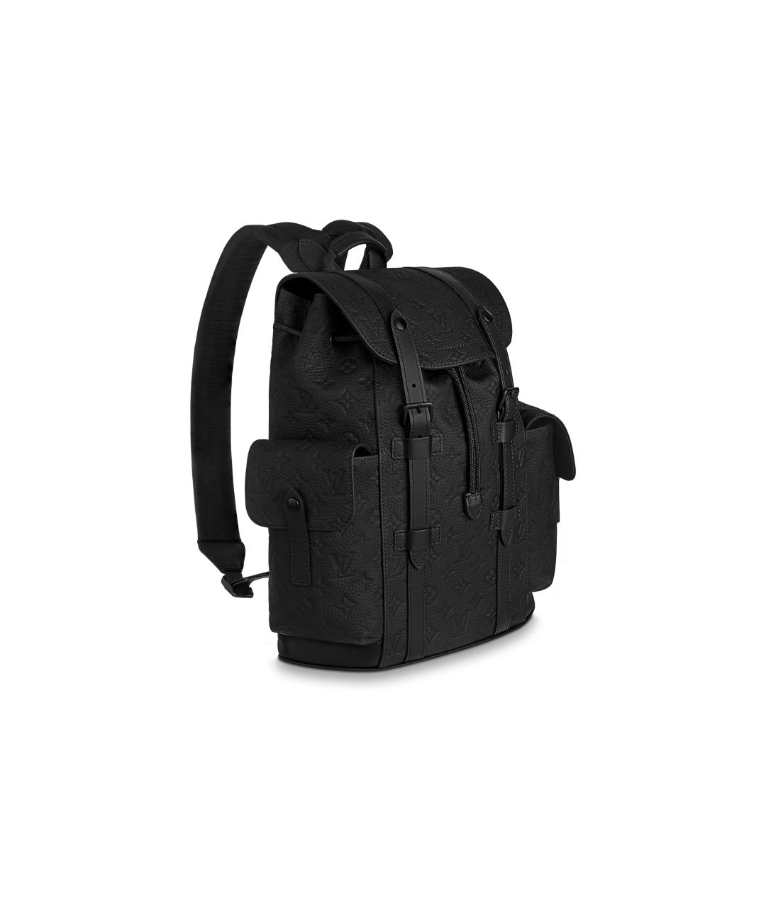 LOUIS VUITTON Черный тканевый рюкзак, фото 3