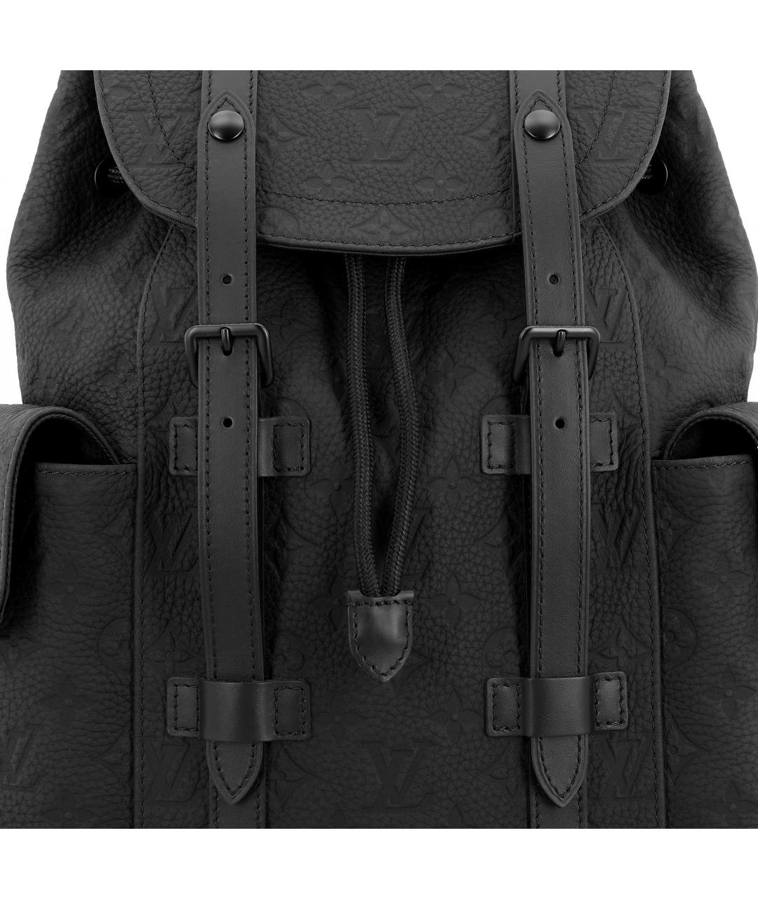 LOUIS VUITTON Черный тканевый рюкзак, фото 8