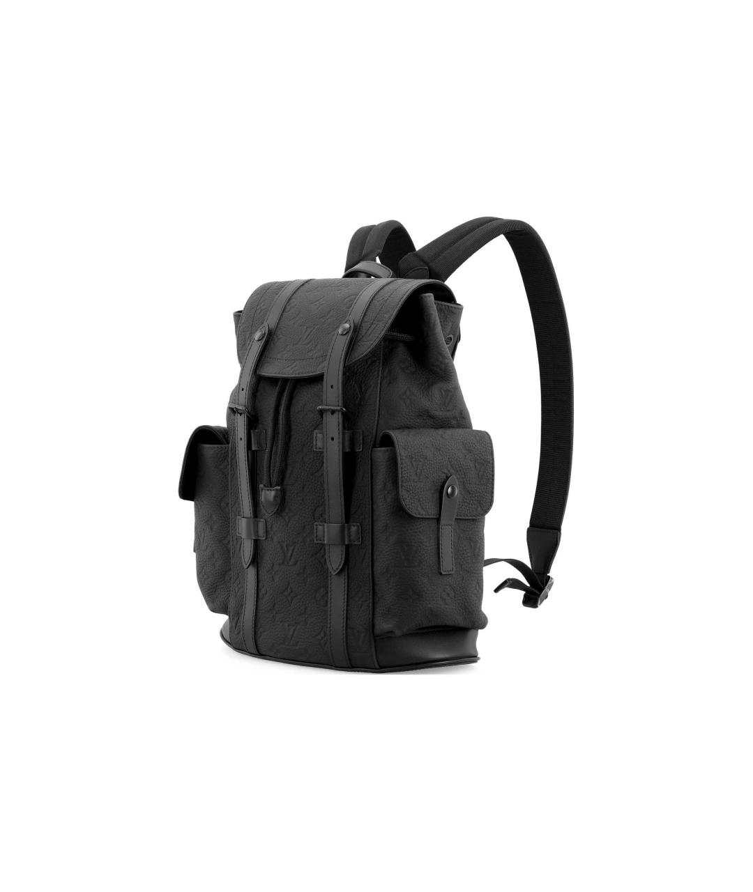 LOUIS VUITTON Черный тканевый рюкзак, фото 4