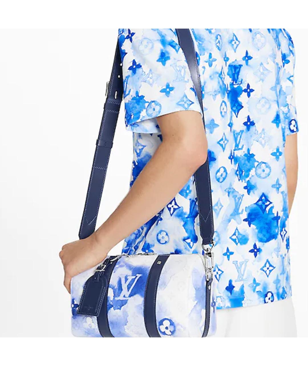 LOUIS VUITTON Синяя сумка на плечо, фото 6