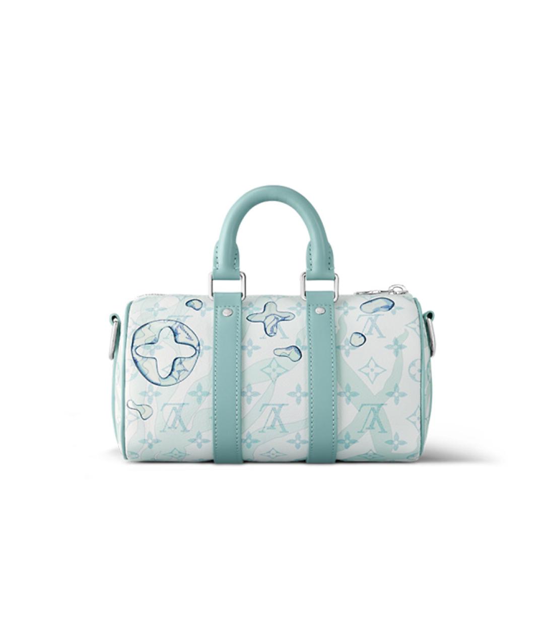 LOUIS VUITTON Голубая сумка на плечо, фото 3