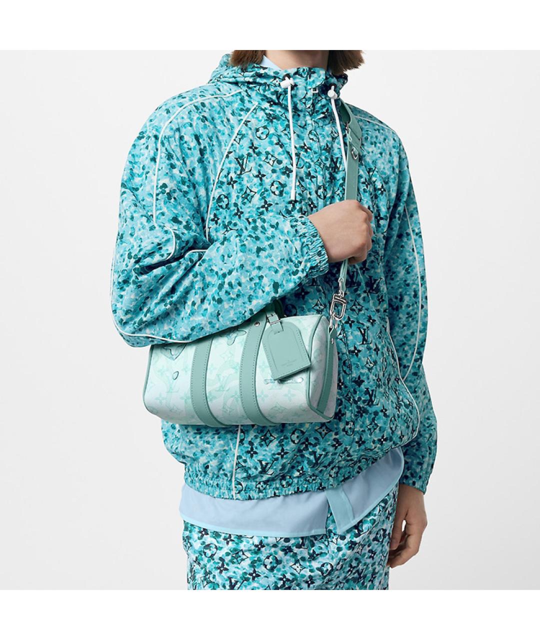 LOUIS VUITTON Голубая сумка на плечо, фото 8