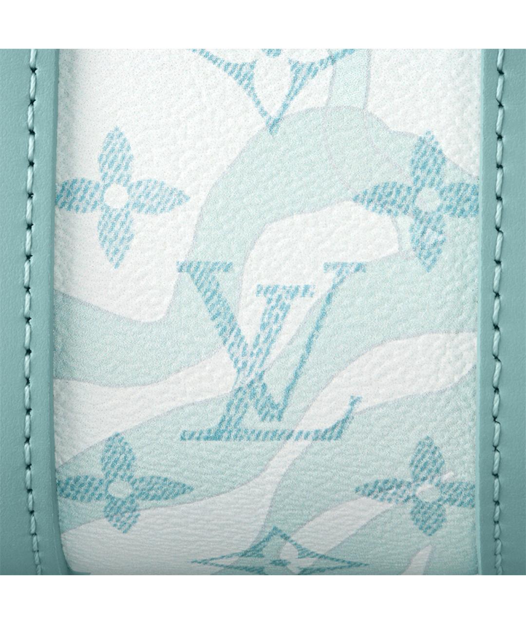 LOUIS VUITTON Голубая сумка на плечо, фото 6