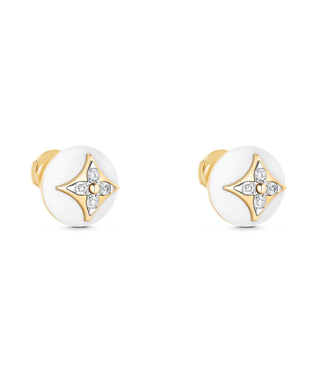 LOUIS VUITTON Белые серьги из белого золота, фото 1