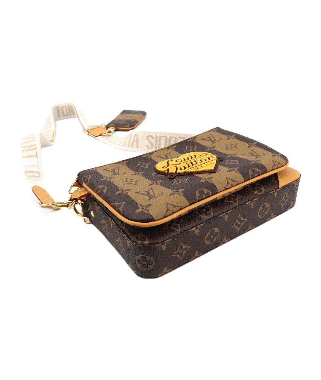 LOUIS VUITTON Коричневая сумка на плечо, фото 5