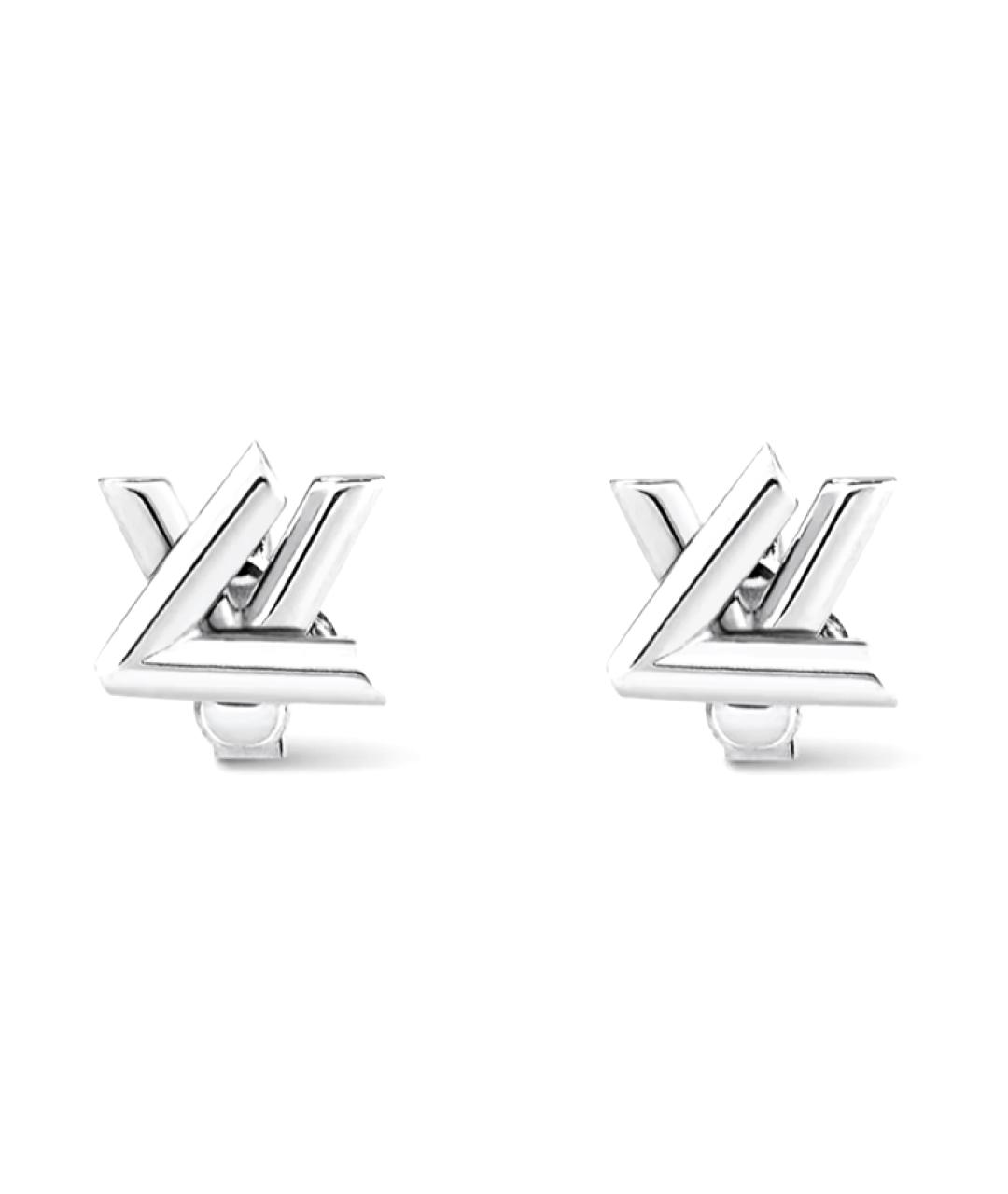 LOUIS VUITTON Серебряные металлические серьги, фото 1