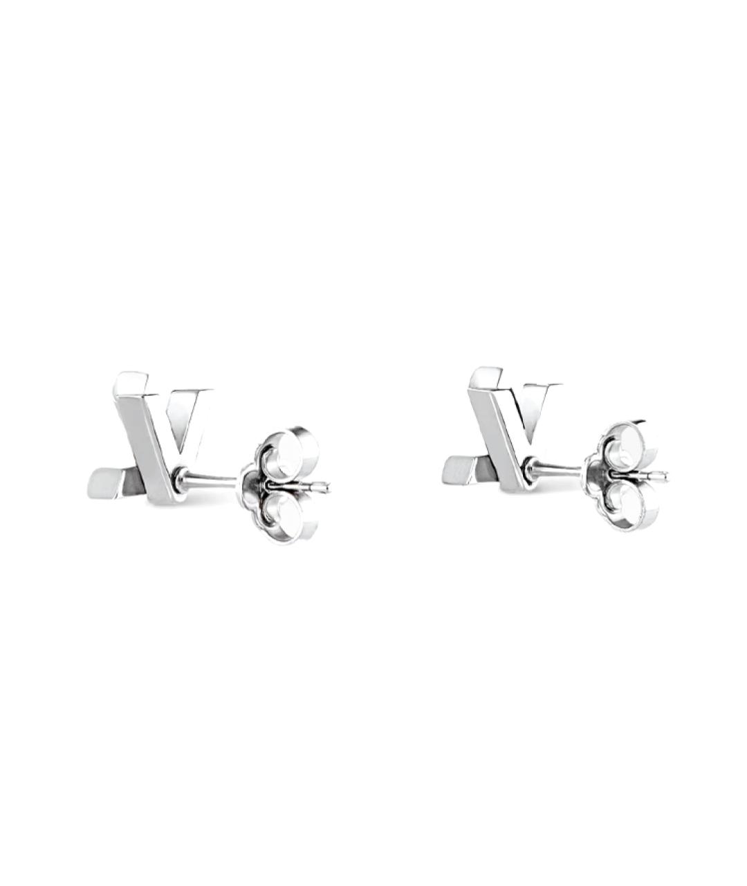LOUIS VUITTON Серебряные металлические серьги, фото 3