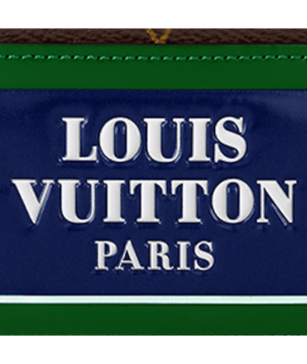 LOUIS VUITTON Коричневый кожаный кардхолдер, фото 5