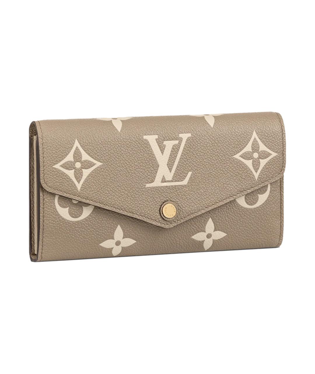 LOUIS VUITTON Бежевый кошелек, фото 1