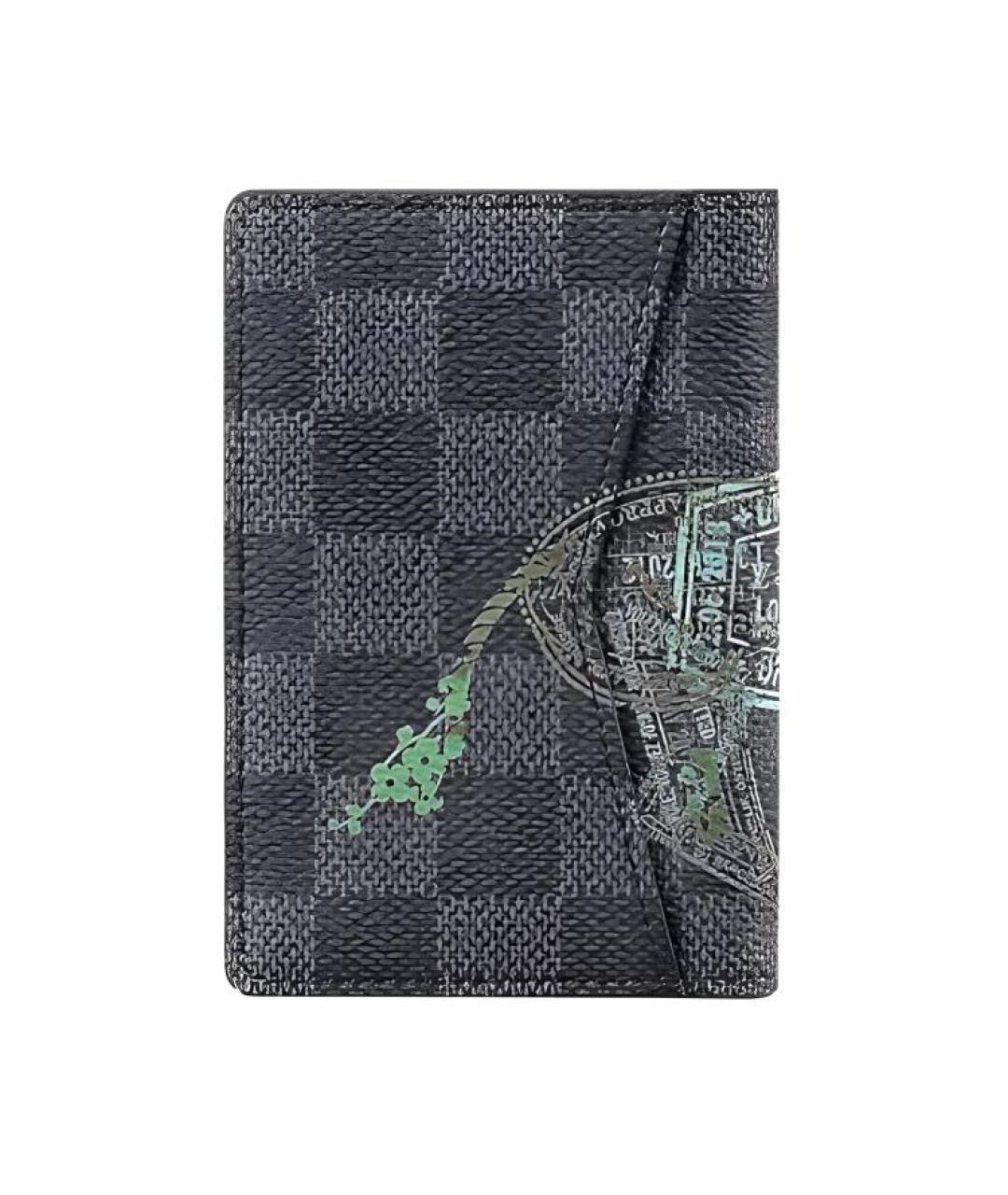 LOUIS VUITTON Черный кошелек, фото 3