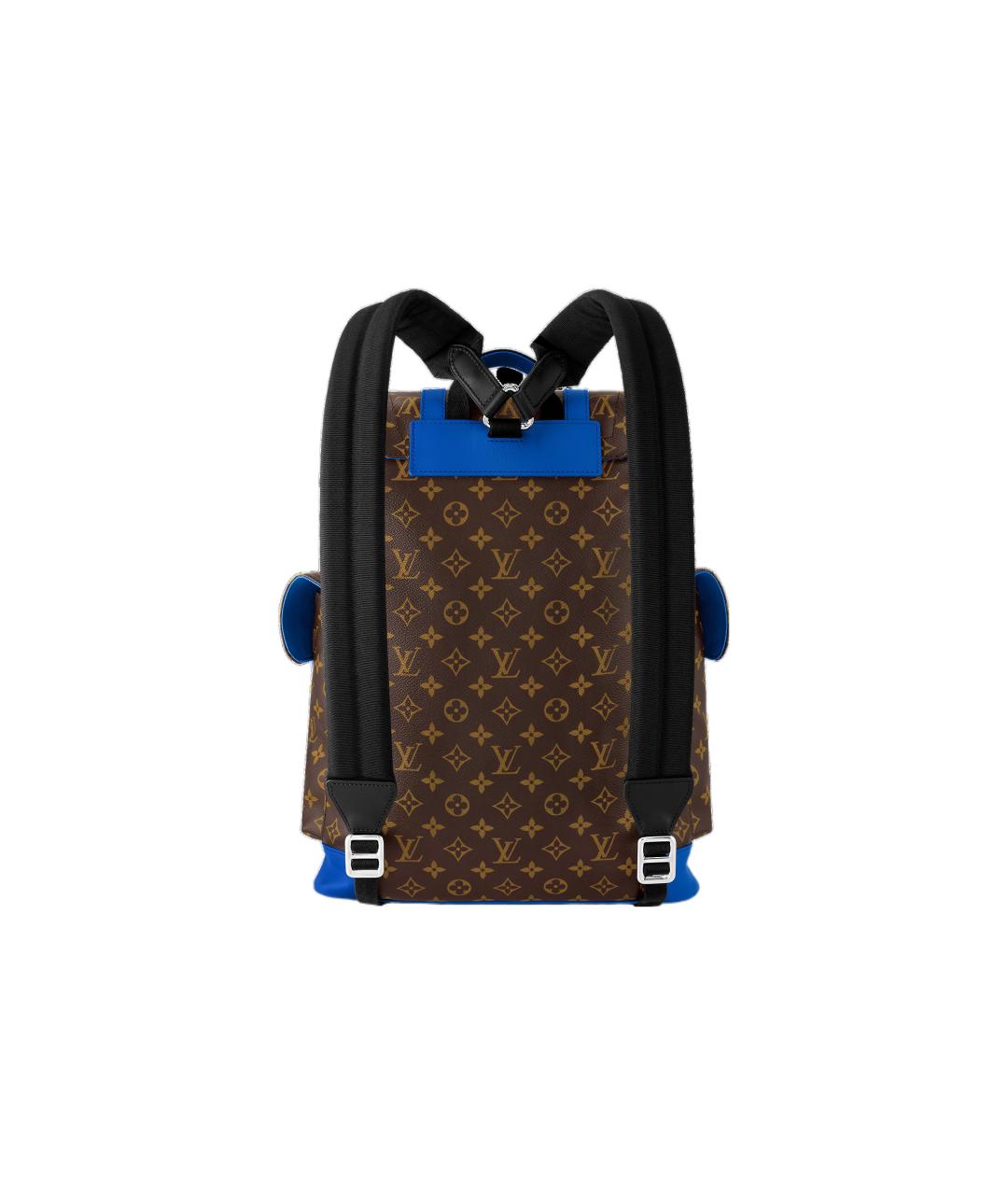 LOUIS VUITTON Коричневый кожаный рюкзак, фото 3