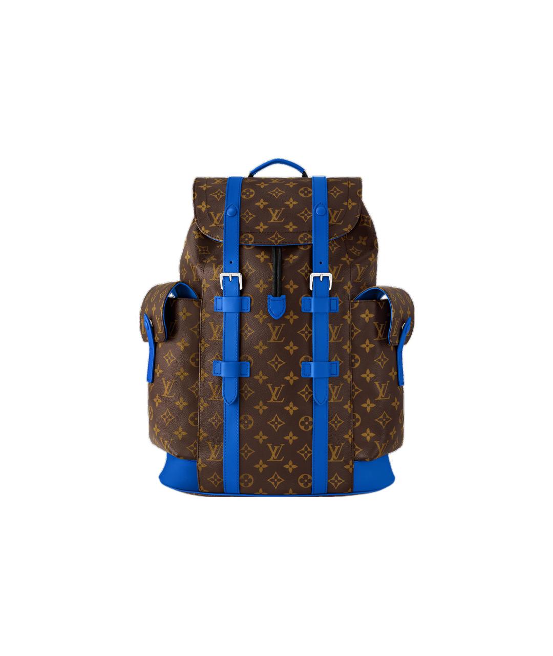 LOUIS VUITTON Коричневый кожаный рюкзак, фото 1