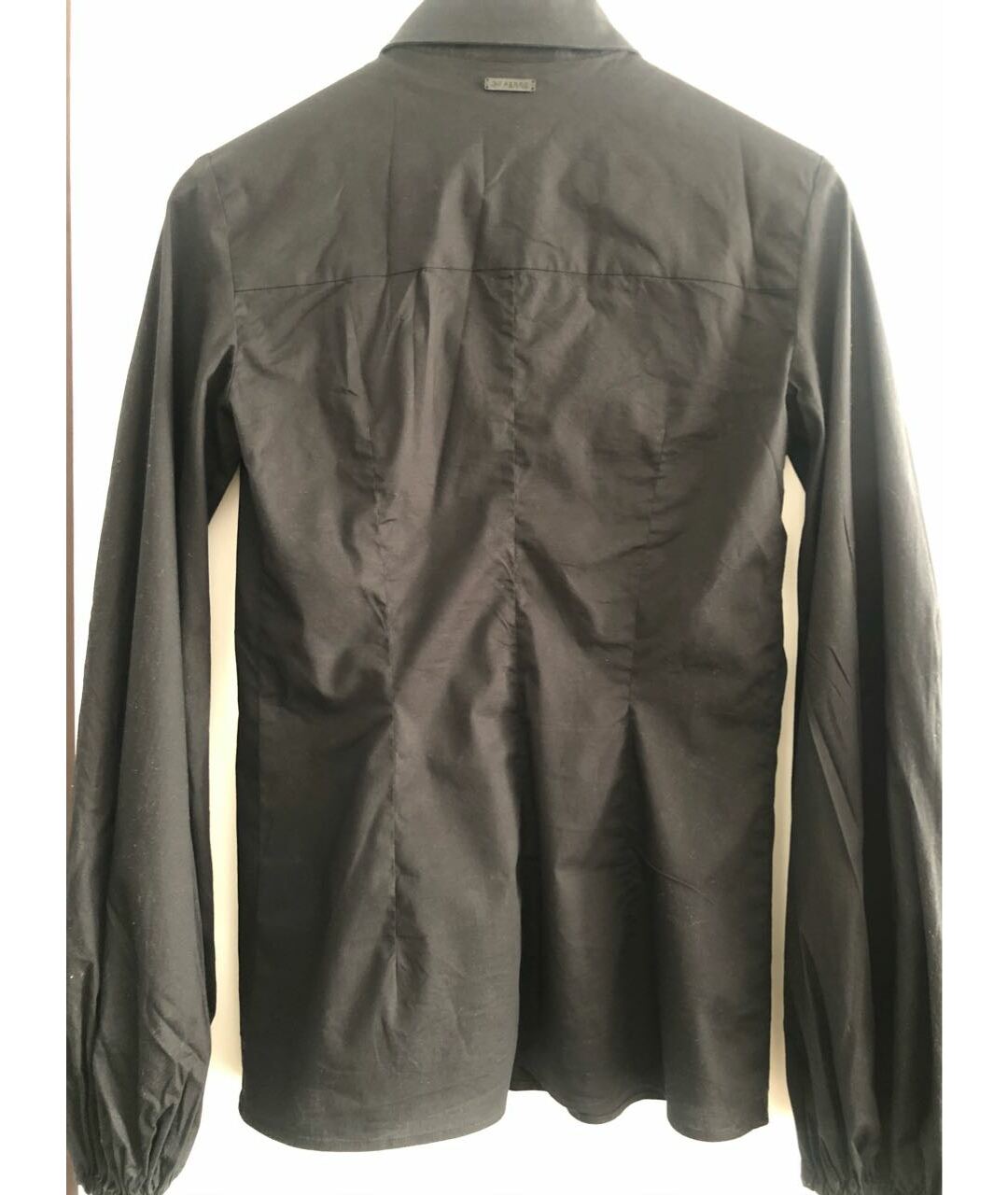 GIANFRANCO FERRE Черная хлопко-эластановая рубашка, фото 2