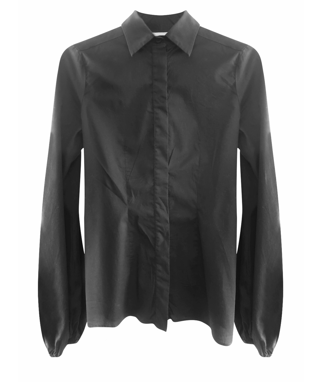 GIANFRANCO FERRE Черная хлопко-эластановая рубашка, фото 1