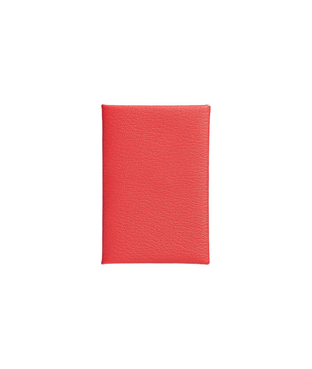 HERMES Коралловый кожаный кошелек, фото 1