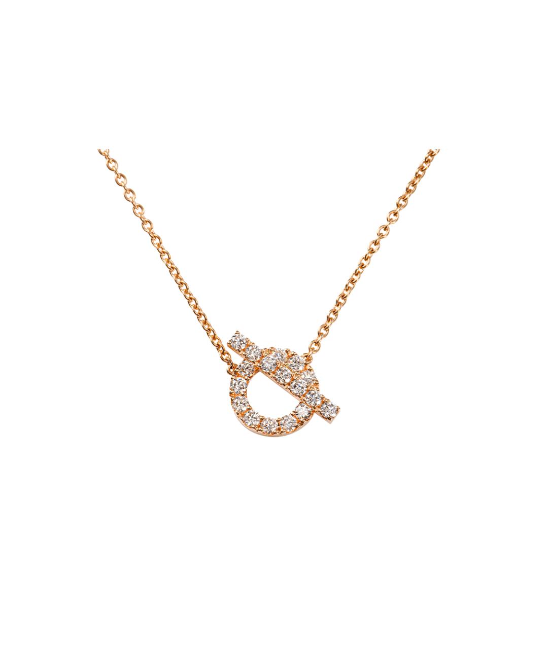 HERMES Розовая цепочка из розового золота, фото 1