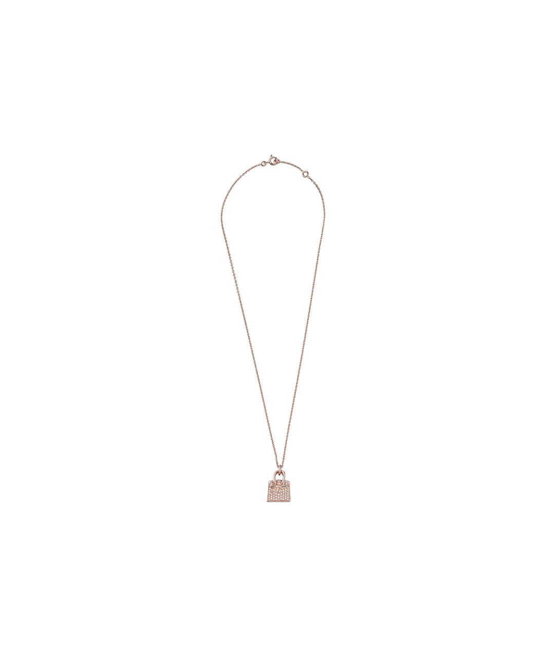 HERMES Розовая цепочка из розового золота, фото 2