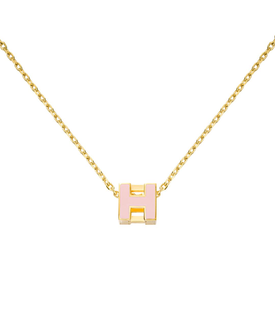 HERMES Розовая металлическая подвеска, фото 1